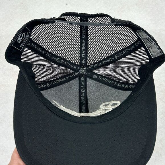 Outdoor Cap Platinum Series G Money Adjustable Trucker SnapBack Hat Black Mesh - Picture 5 of 8